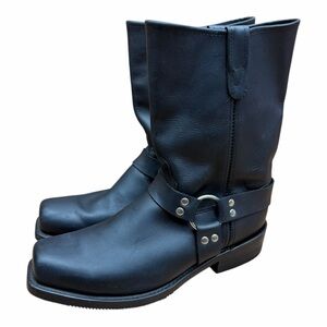 Double H 10" Sierra Harness me size 13 2E Black Leather Motorcycle Boot